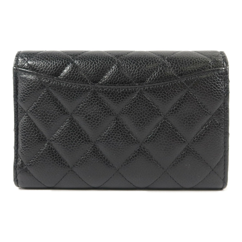CHANEL 牛皮皮革Classic Medium Flap Wallet錢包-1