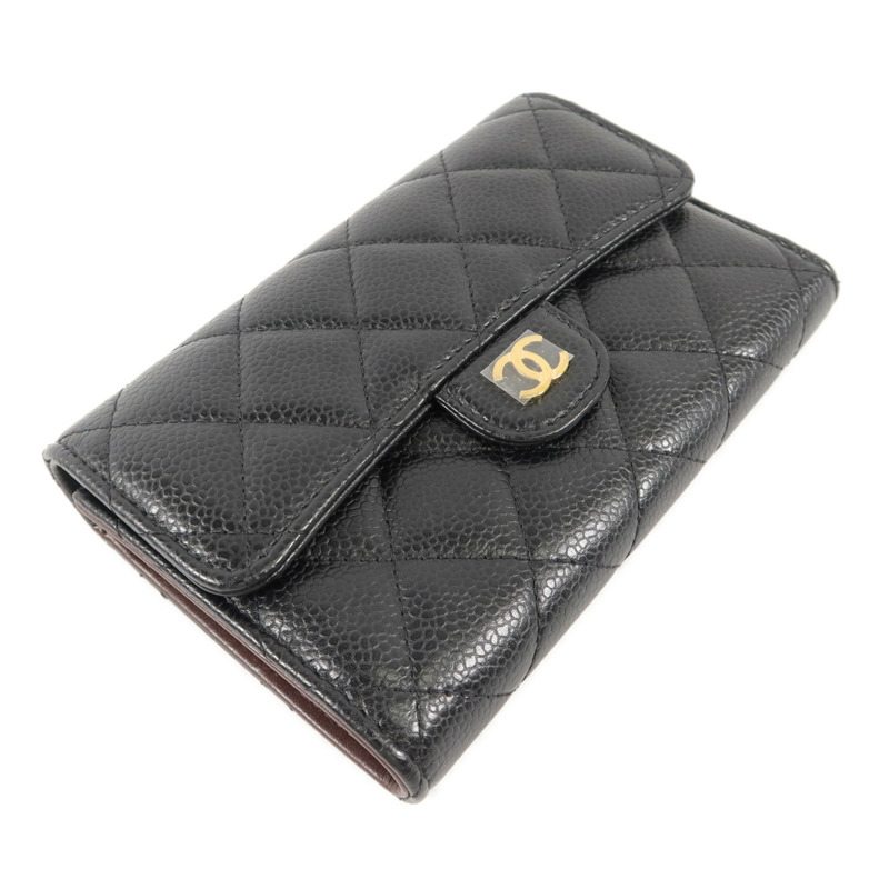 CHANEL 牛皮皮革Classic Medium Flap Wallet錢包-2