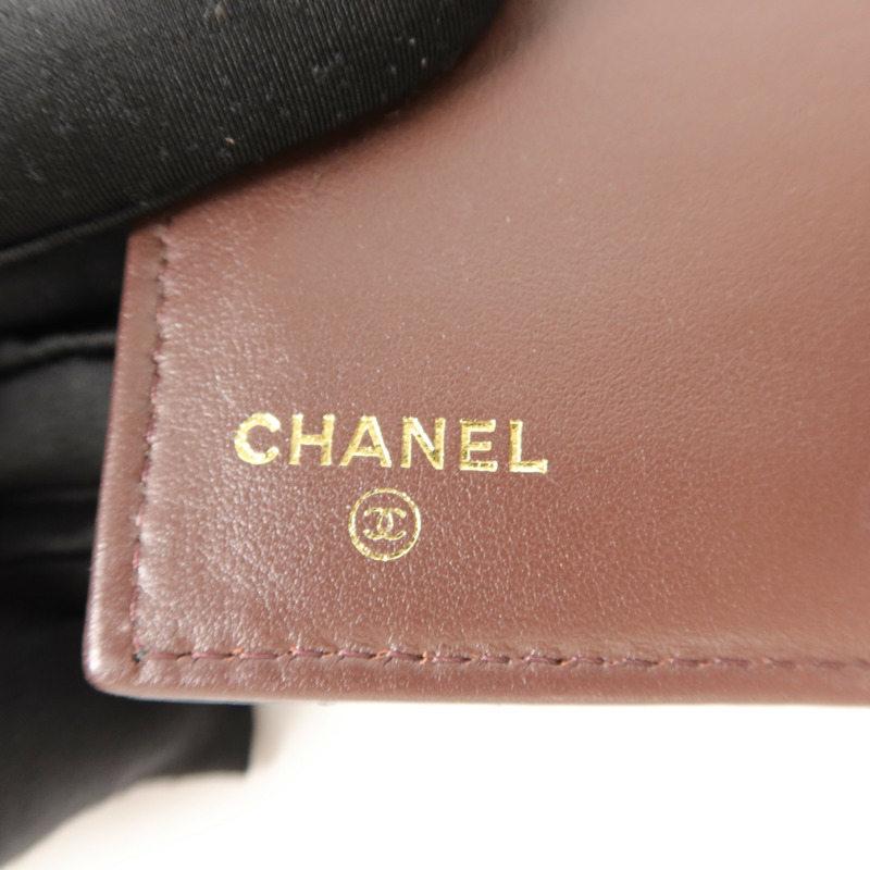 CHANEL 牛皮皮革Classic Medium Flap Wallet錢包-7