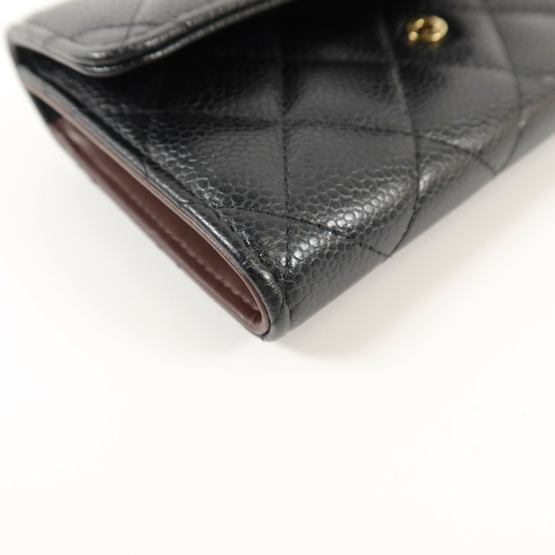 CHANEL 牛皮皮革Classic Medium Flap Wallet錢包-15