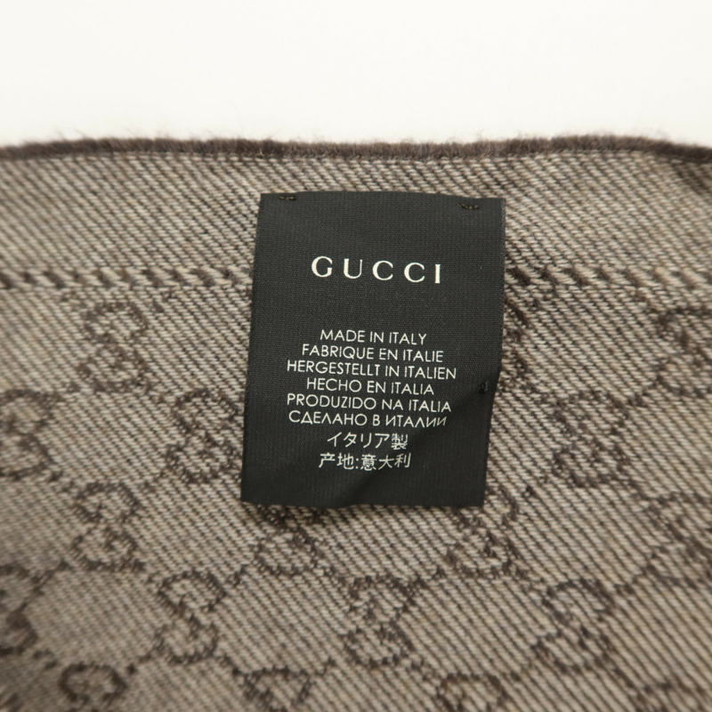 GUCCI 羊毛Scarf頸巾-5