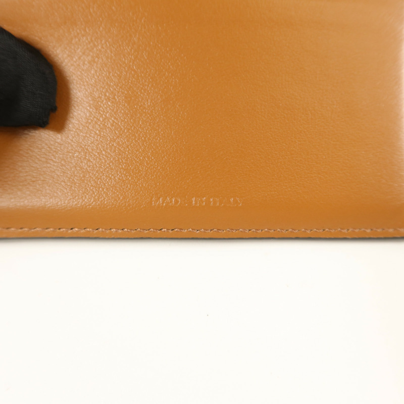 CELINE 塗層帆布Small Strap Triomphe Wallet錢包-8