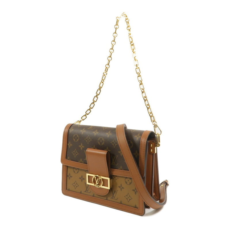 LOUIS VUITTON Monogram/Monogram Reverse Dauphine MM手挽肩背兩用袋-2