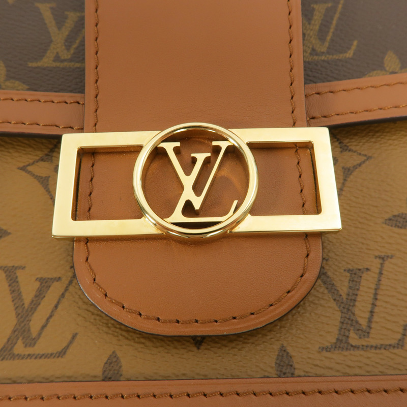 LOUIS VUITTON Monogram/Monogram Reverse Dauphine MM手挽肩背兩用袋-8