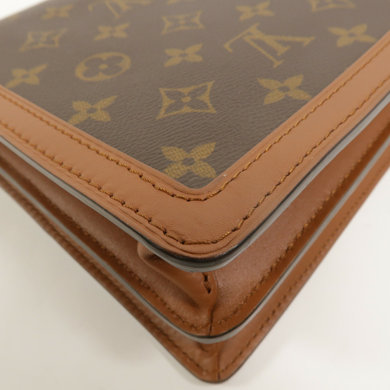 LOUIS VUITTON Monogram/Monogram Reverse Dauphine MM手挽肩背兩用袋-13