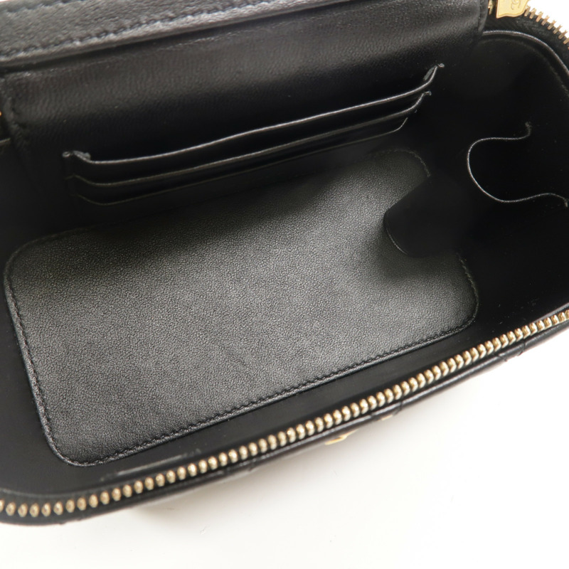 CHANEL 羊皮皮革Vanity Case鏈帶肩背袋-4