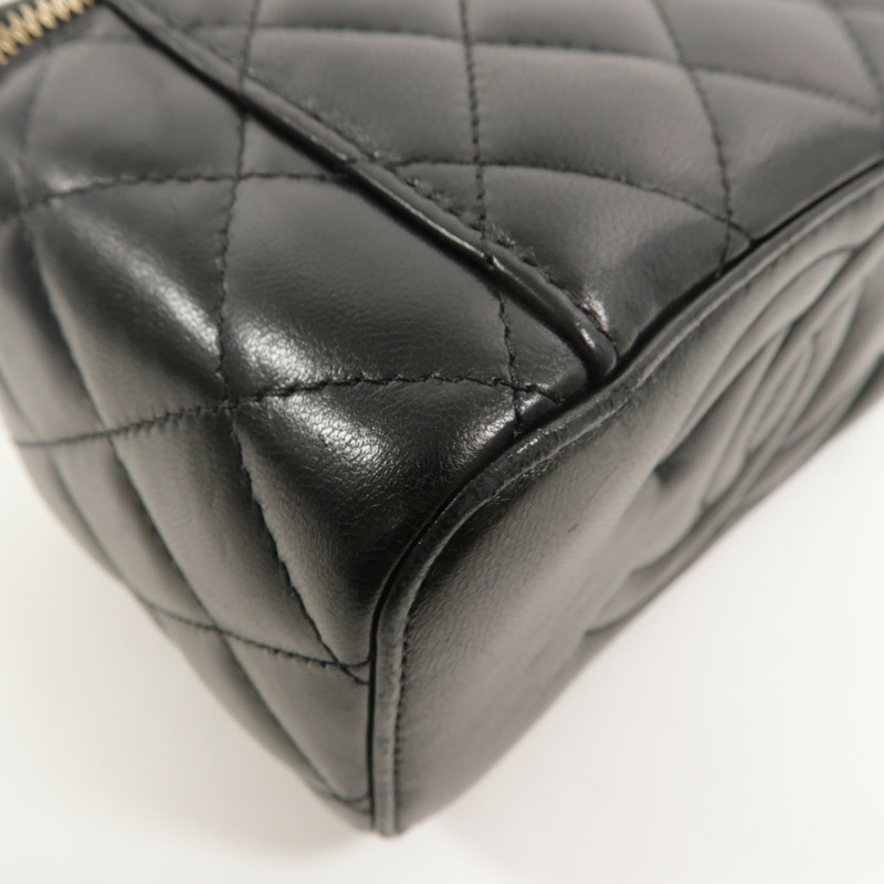 CHANEL 羊皮皮革Vanity Case鏈帶肩背袋-13