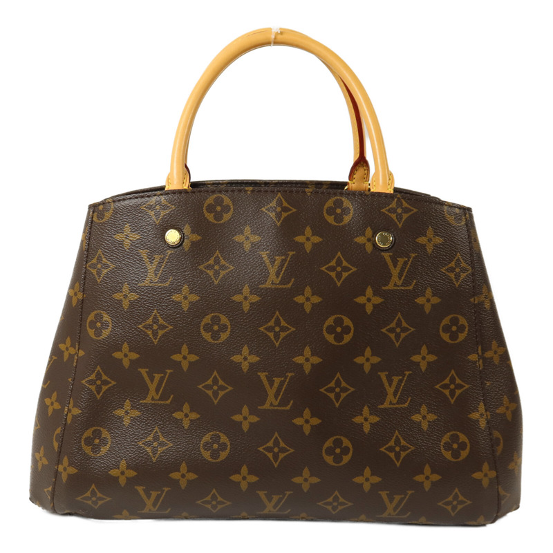 LOUIS VUITTON Monogram Montaigne MM手挽肩背兩用袋-1