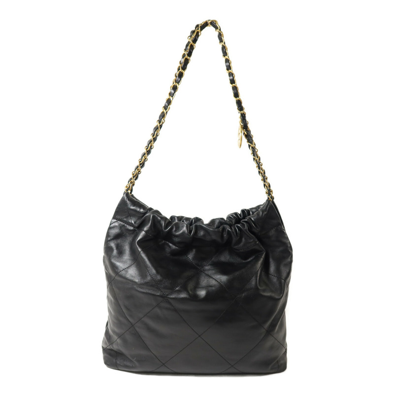 CHANEL 羊皮皮革Chanel 22 Small鏈帶肩背袋-1
