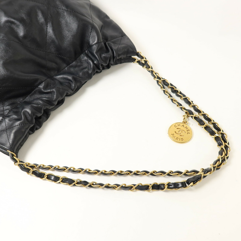 CHANEL 羊皮皮革Chanel 22 Small鏈帶肩背袋-7
