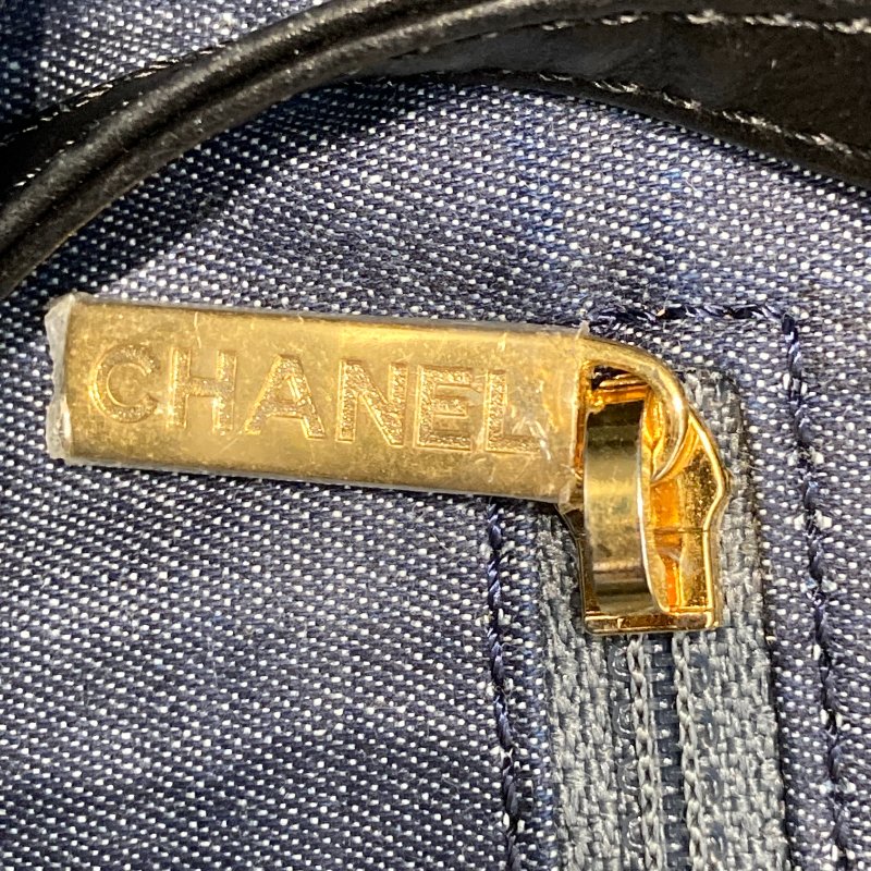 CHANEL 香奈兒 23C 托特包 牛皮 黑色 金釦-16