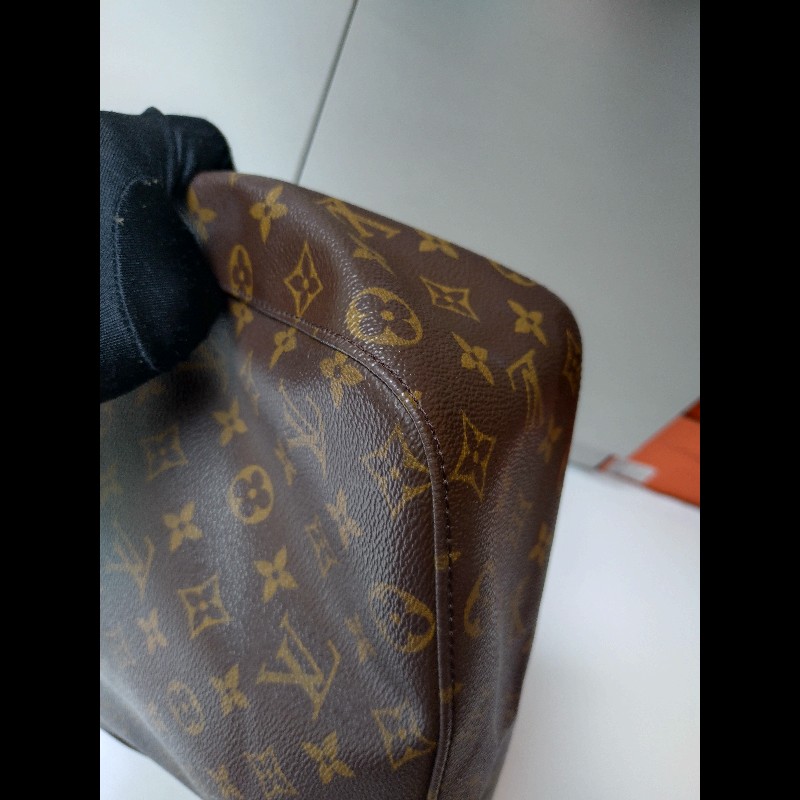 LV 單把老花肩側hobo包 looping 28-12