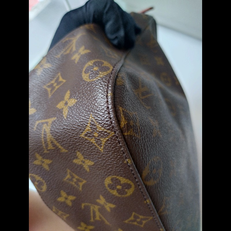 LV 單把老花肩側hobo包 looping 28-13
