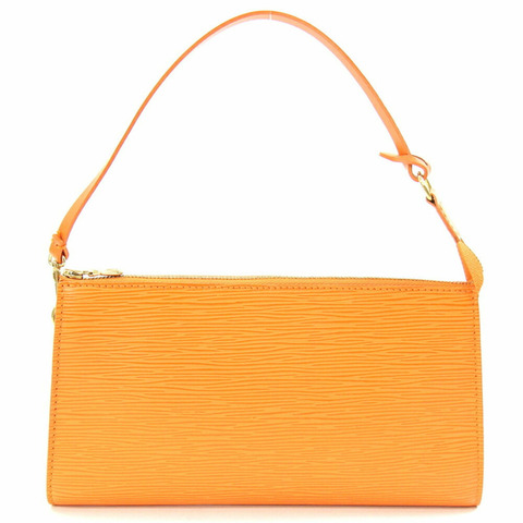路易威登 Epi 皮革 Pochette Accessoires M5294H 女士橙色手提包 LOUIS VUITON