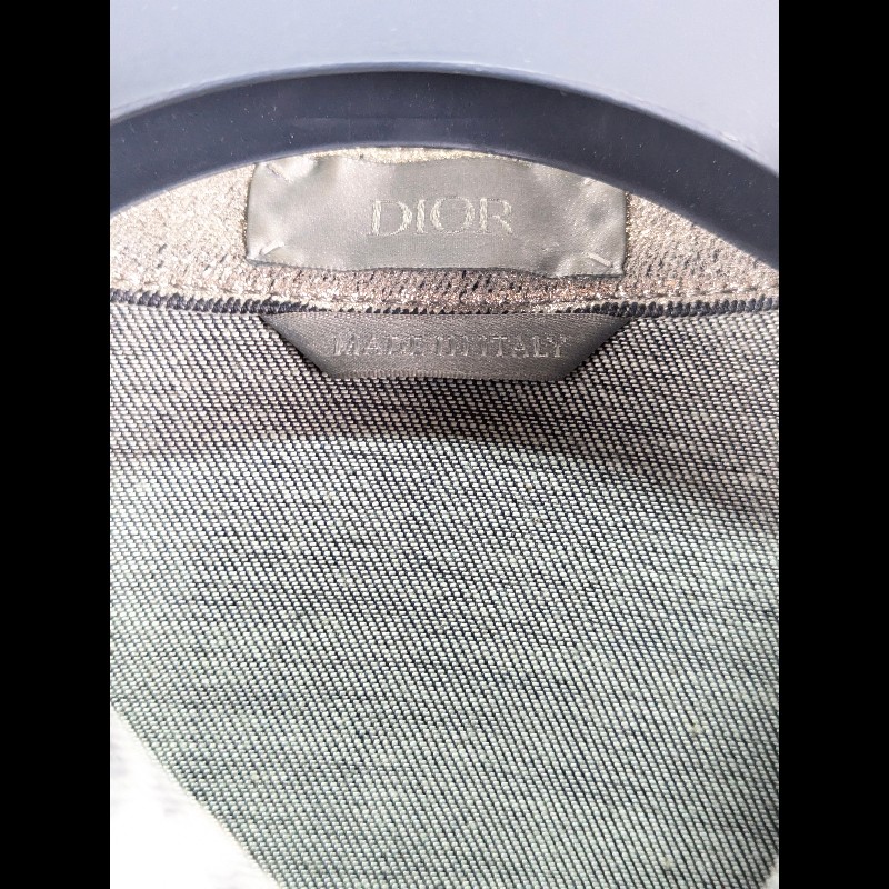 莉亞精品♡DIOR 緹花滿印襯衫外套 尺碼40 二手美品-4
