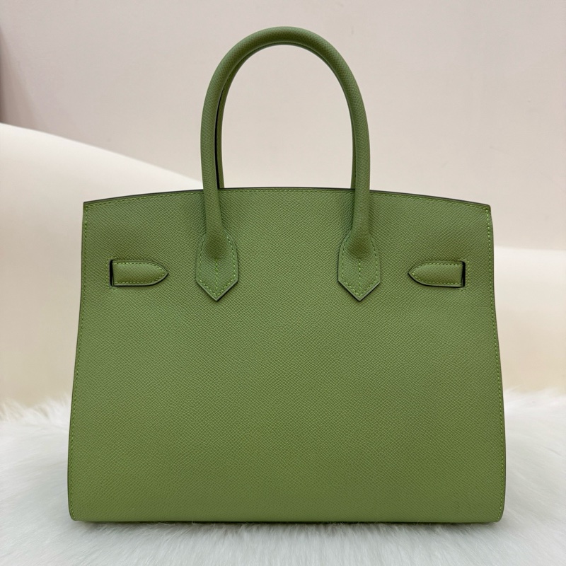 🆕99新✨愛馬仕/Hermès Birkin 30 牛油果綠 EP皮 Y刻 銀扣 ❤️正品保障-2
