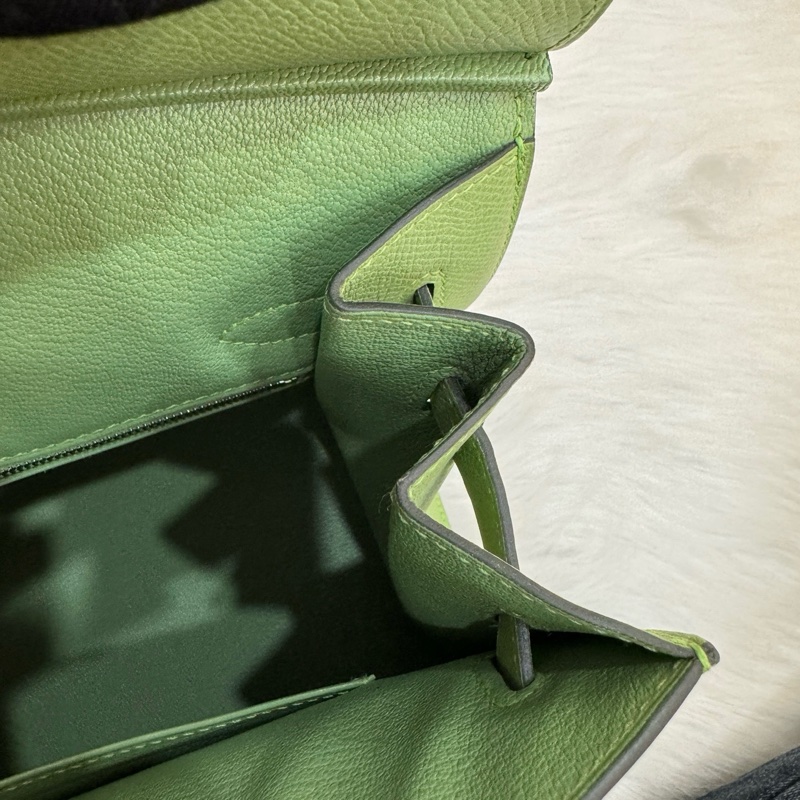 🆕99新✨愛馬仕/Hermès Birkin 30 牛油果綠 EP皮 Y刻 銀扣 ❤️正品保障-7