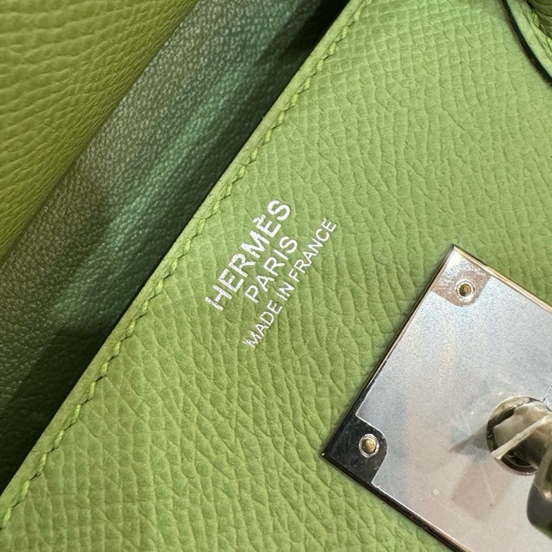 🆕99新✨愛馬仕/Hermès Birkin 30 牛油果綠 EP皮 Y刻 銀扣 ❤️正品保障-8