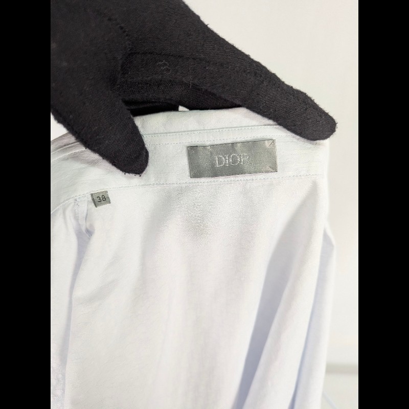 莉亞精品♡DIOR 滿印logo襯衫 尺碼38 二手美品-3