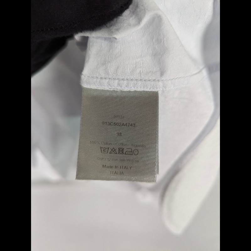 莉亞精品♡DIOR 滿印logo襯衫 尺碼38 二手美品-4