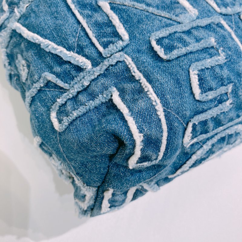 TW4859 Chanel 香奈兒22系列小號單肩包包 22 Tote Bag Small Denim Blue x PHW-9
