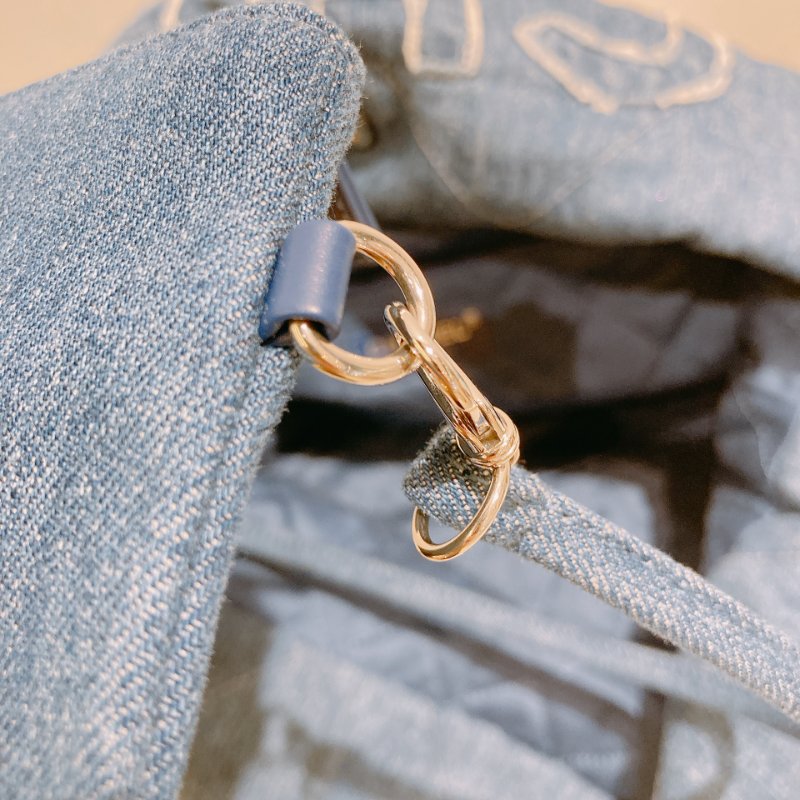 TW4859 Chanel 香奈兒22系列小號單肩包包 22 Tote Bag Small Denim Blue x PHW-15