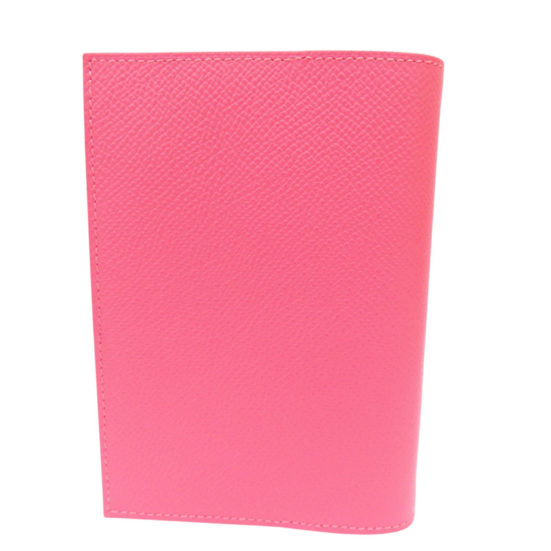 杜鵑粉 Epsom牛皮 Agenda Cover 護照夾 C刻【HERMES 愛馬仕】-1