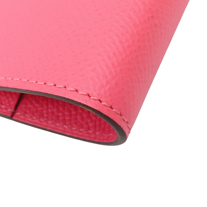 杜鵑粉 Epsom牛皮 Agenda Cover 護照夾 C刻【HERMES 愛馬仕】-9