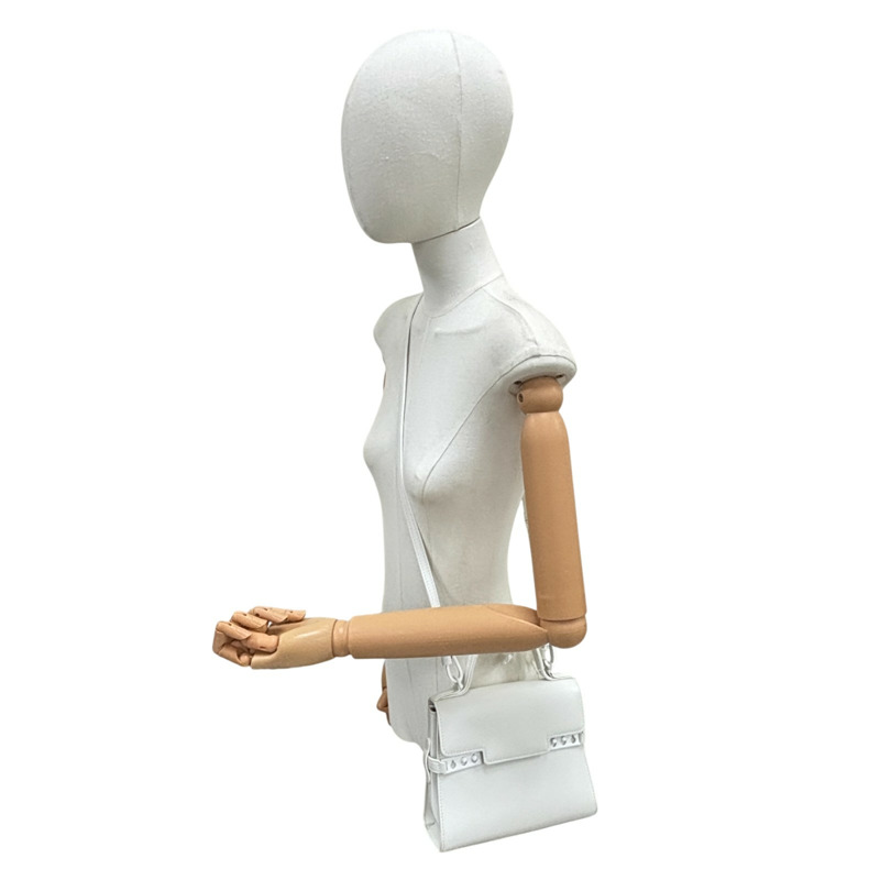 白色 牛皮 Tempete Mini 兩用包【DELVAUX 德爾沃】 AA0532-7