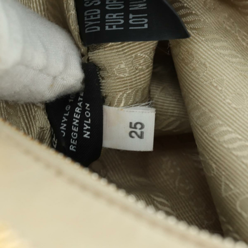 【日本直送】PRADA 尼龍鏈單肩包 三向米色金色 正品 179052V-10