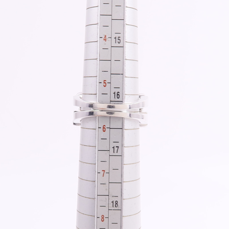 BVLGARI 18K白金Lucea Diamond Ring鑽石戒指-7