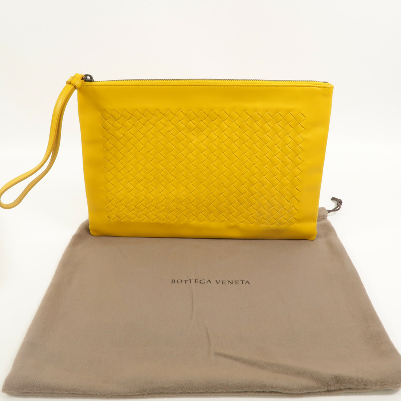 BOTTEGA VENETA 牛皮皮革Clutch手拿包-10