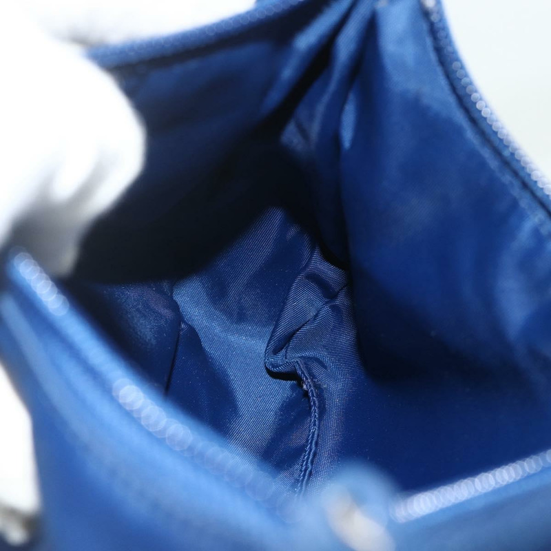 【日本直送】PRADA 尼龍藍銀色手提包 Auth 179144A-19
