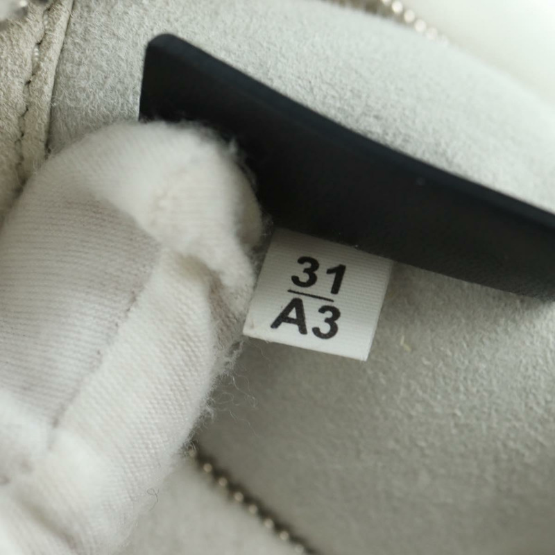 【日本直送】PRADA羊毛手提包 Mouton 白色銀色 Auth mr2498V-11