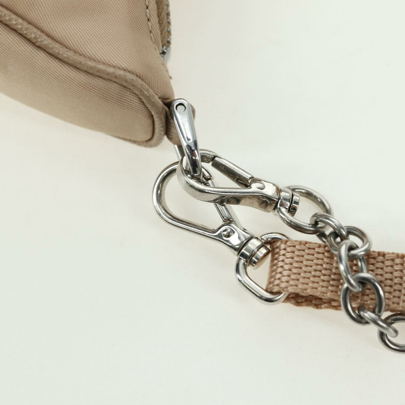 【日本直送】PRADA 尼龍雙肩包 米色 銀色 正品 179223M-19