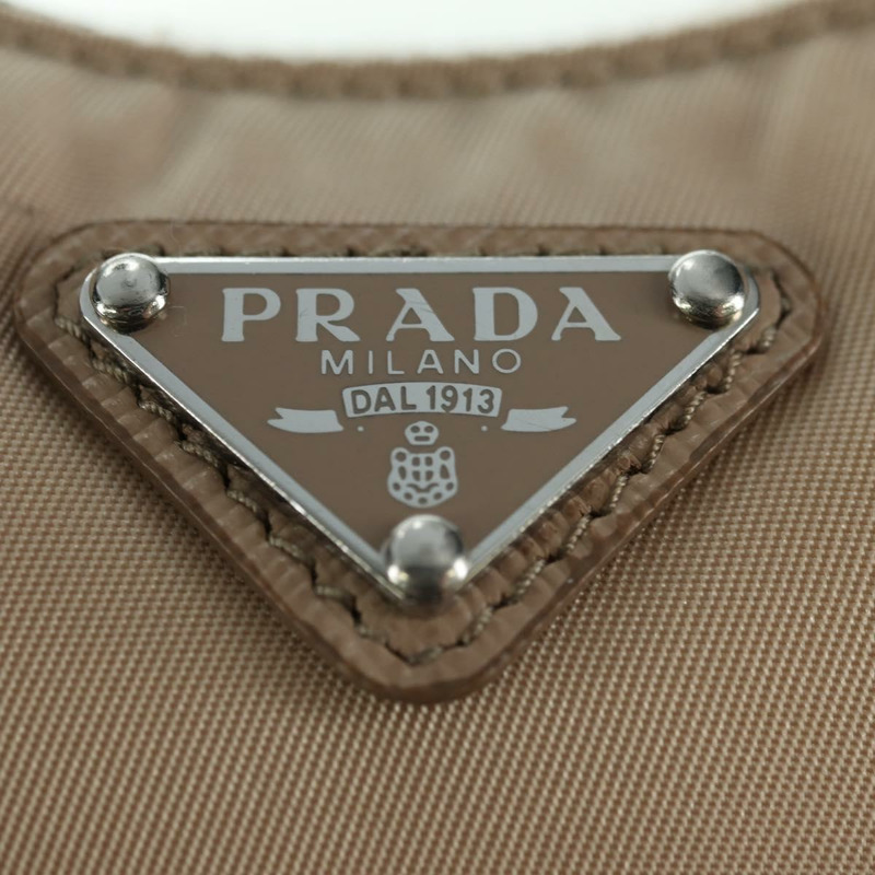 【日本直送】PRADA 尼龍雙肩包 米色 銀色 正品 179223M-20