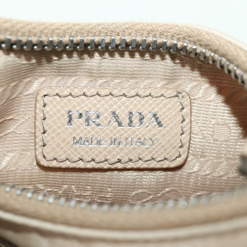 【日本直送】PRADA 尼龍雙肩包 米色 銀色 正品 179223M-22
