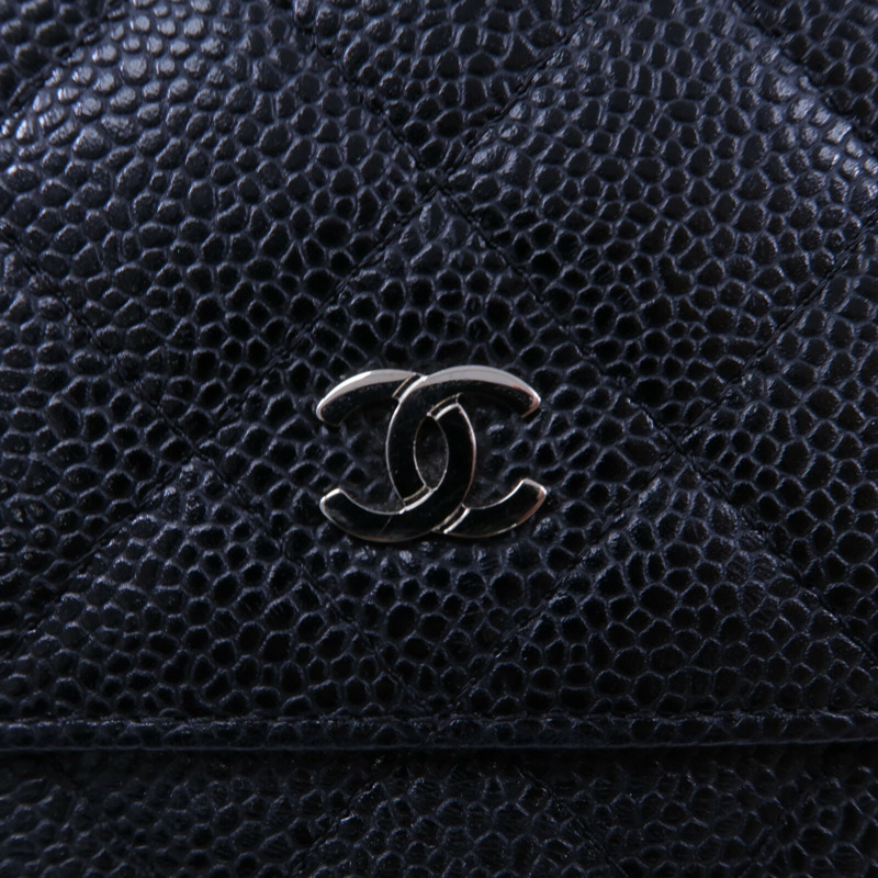 CHANEL 牛皮皮革WOC Wallet On Chain鏈帶肩背袋-6