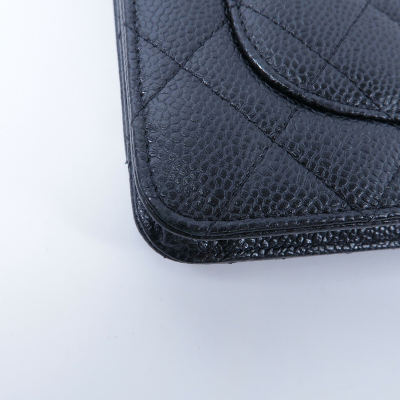 CHANEL 牛皮皮革WOC Wallet On Chain鏈帶肩背袋-12