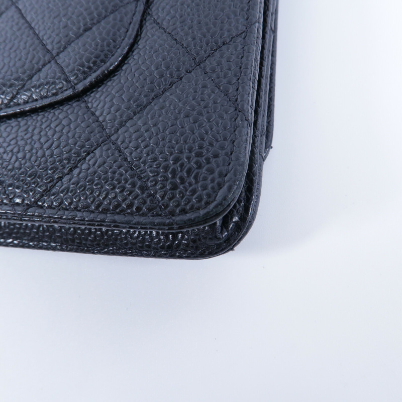 CHANEL 牛皮皮革WOC Wallet On Chain鏈帶肩背袋-13