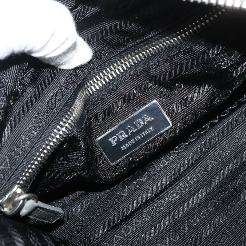 【日本直送】PRADA 手提包 皮革 灰色 銀色 正品 179402A-18