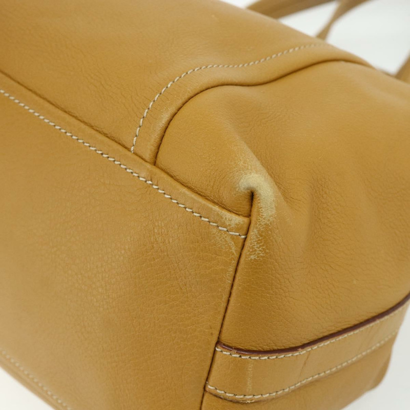 【日本直送】PRADA 手提包 皮革 棕色 銀色 正品 179442A-14