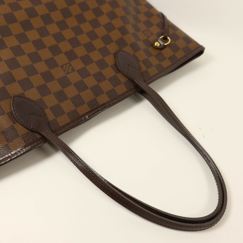 LOUIS VUITTON Damier Neverfull MM手挽袋-7