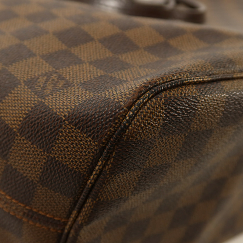 LOUIS VUITTON Damier Neverfull MM手挽袋-13
