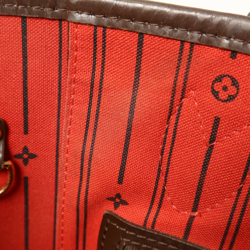 LOUIS VUITTON Damier Neverfull MM手挽袋-16