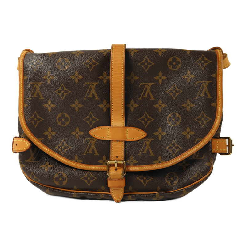 LOUIS VUITTON Monogram Saumur 30肩背袋-1