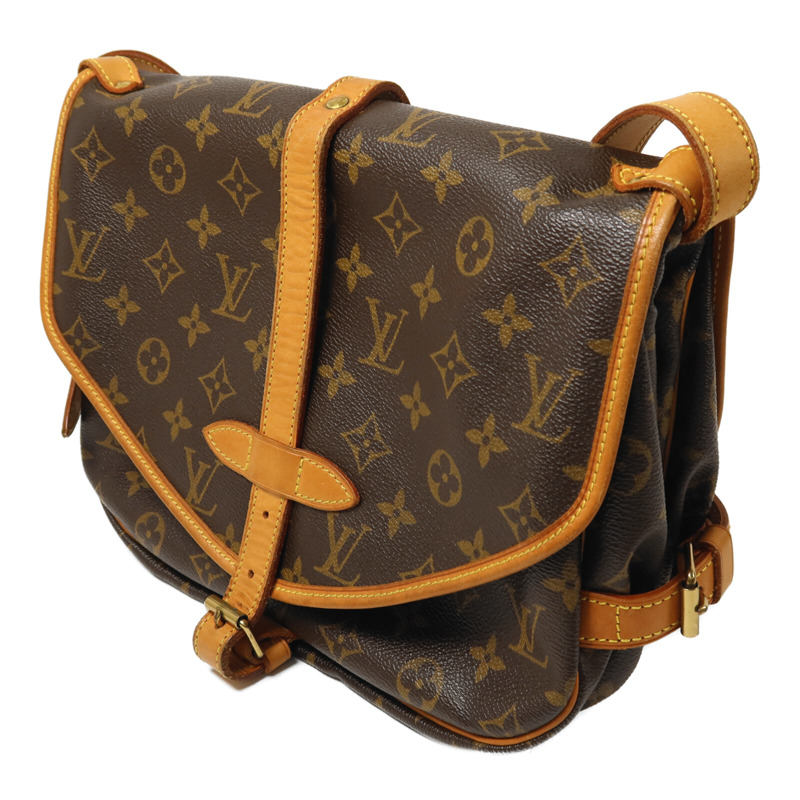 LOUIS VUITTON Monogram Saumur 30肩背袋-2