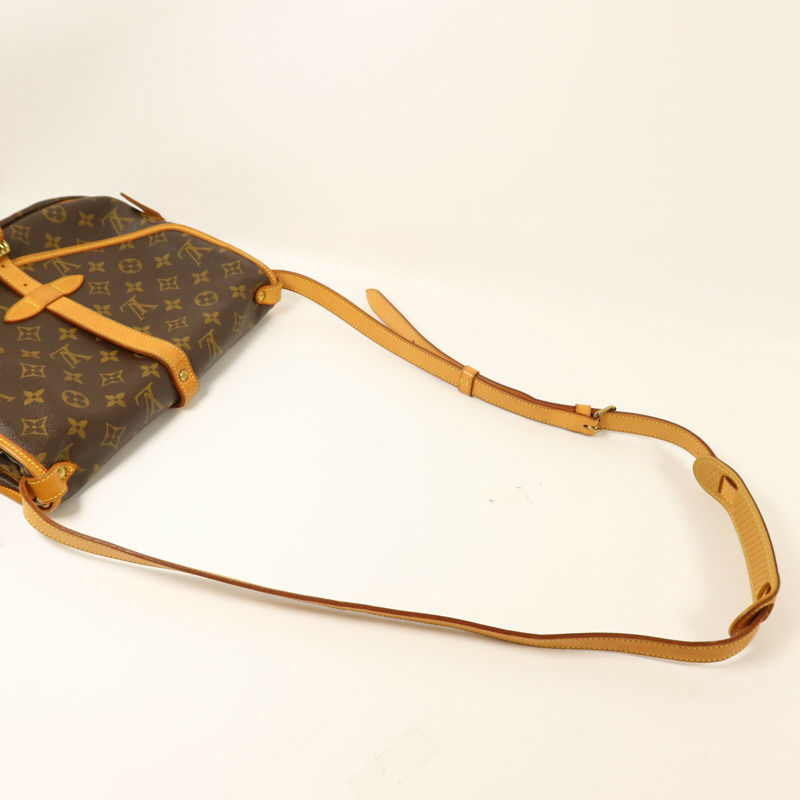LOUIS VUITTON Monogram Saumur 30肩背袋-8