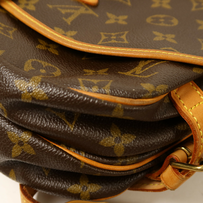 LOUIS VUITTON Monogram Saumur 30肩背袋-14
