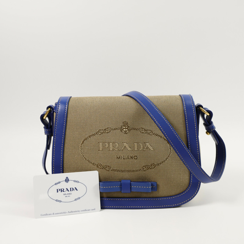 PRADA 帆布Shoulder Bag肩背袋-9